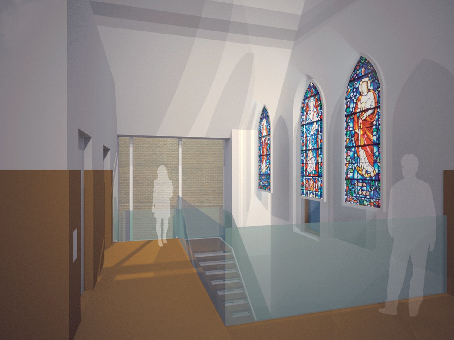 Rendering Guild Hall Stained Glass